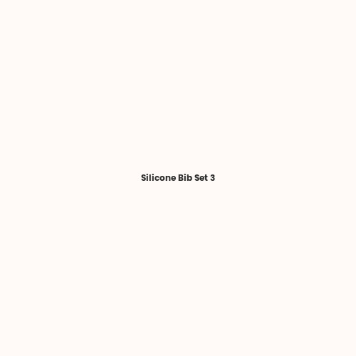 Silicone Bib Set 3